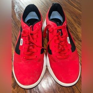 Red and black Vans Ultra Range